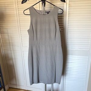 J. Crew Classic Gray Midi Dress